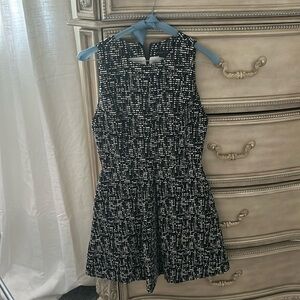 Alice + Olivia Janette Tweed A-Line Dress